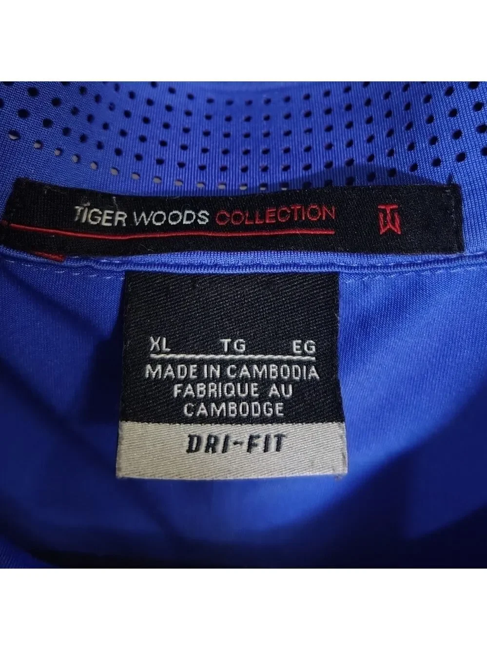 Vintage Tiger Woods Collection Dri Fit Polo